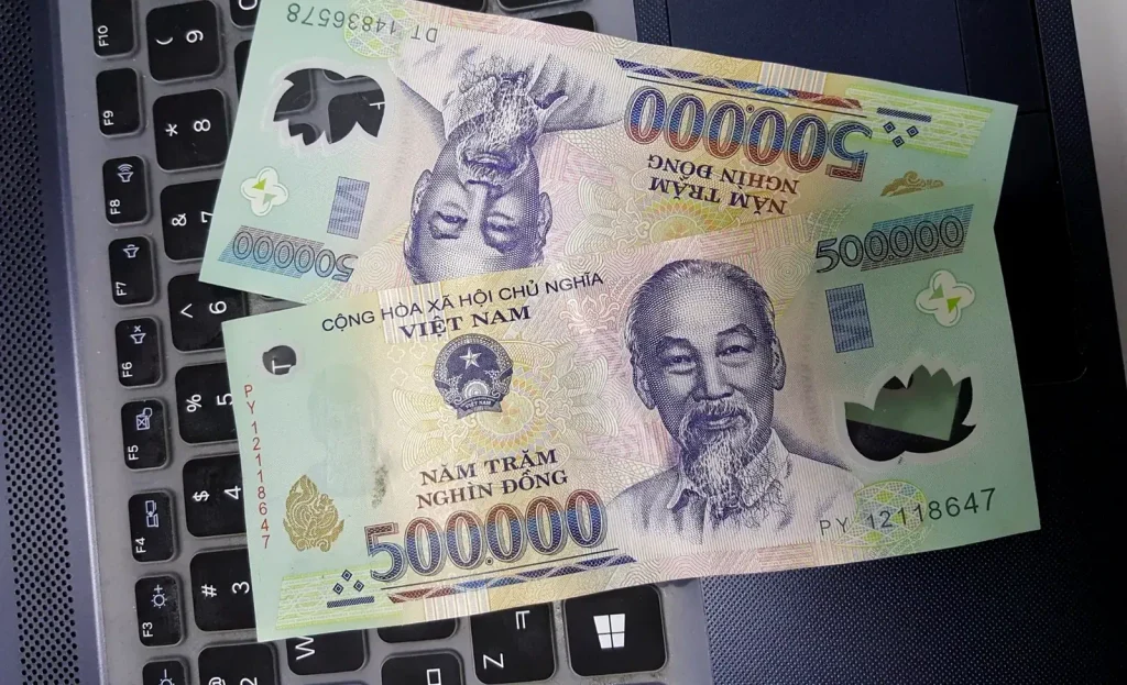 베트남 50만동 지폐 2장